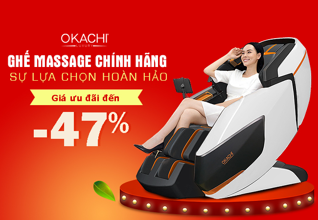 Nhiều quà tặng và giảm giá hấp dẫn khi mua sản phẩm ghế massage chính hãng