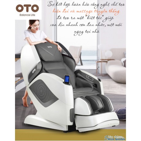 Ghế massage toàn thân OTO Prestige Swarovski PE-09 (Black - đính hạt pha lê)