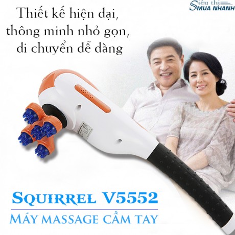 Máy massage cầm tay Hàn Quốc Squirrel V5552