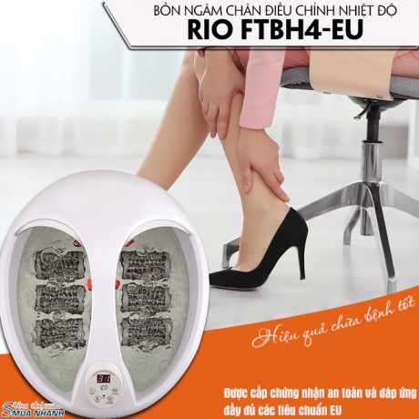 Bồn ngâm chân điều chỉnh nhiệt độ Rio FTBH-4EU