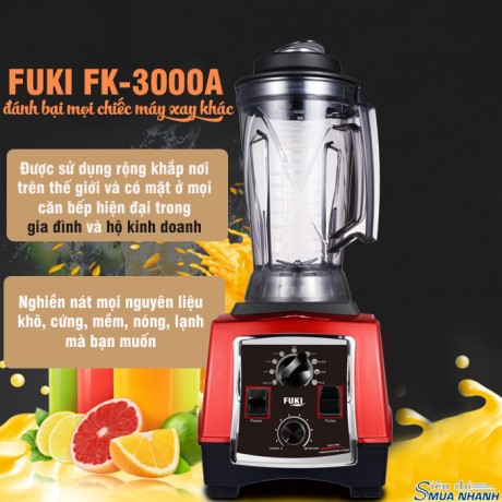 Máy xay sinh tố công nghiệp Fuki 3000W - Hẹn giờ (FK-3000A)