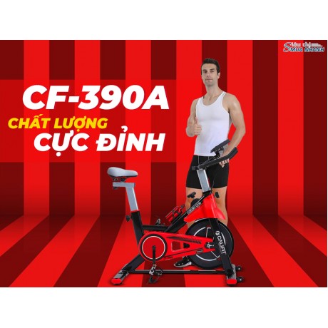 Xe đạp tập thể dục Califit Luxury CF-390A (màu Đỏ)